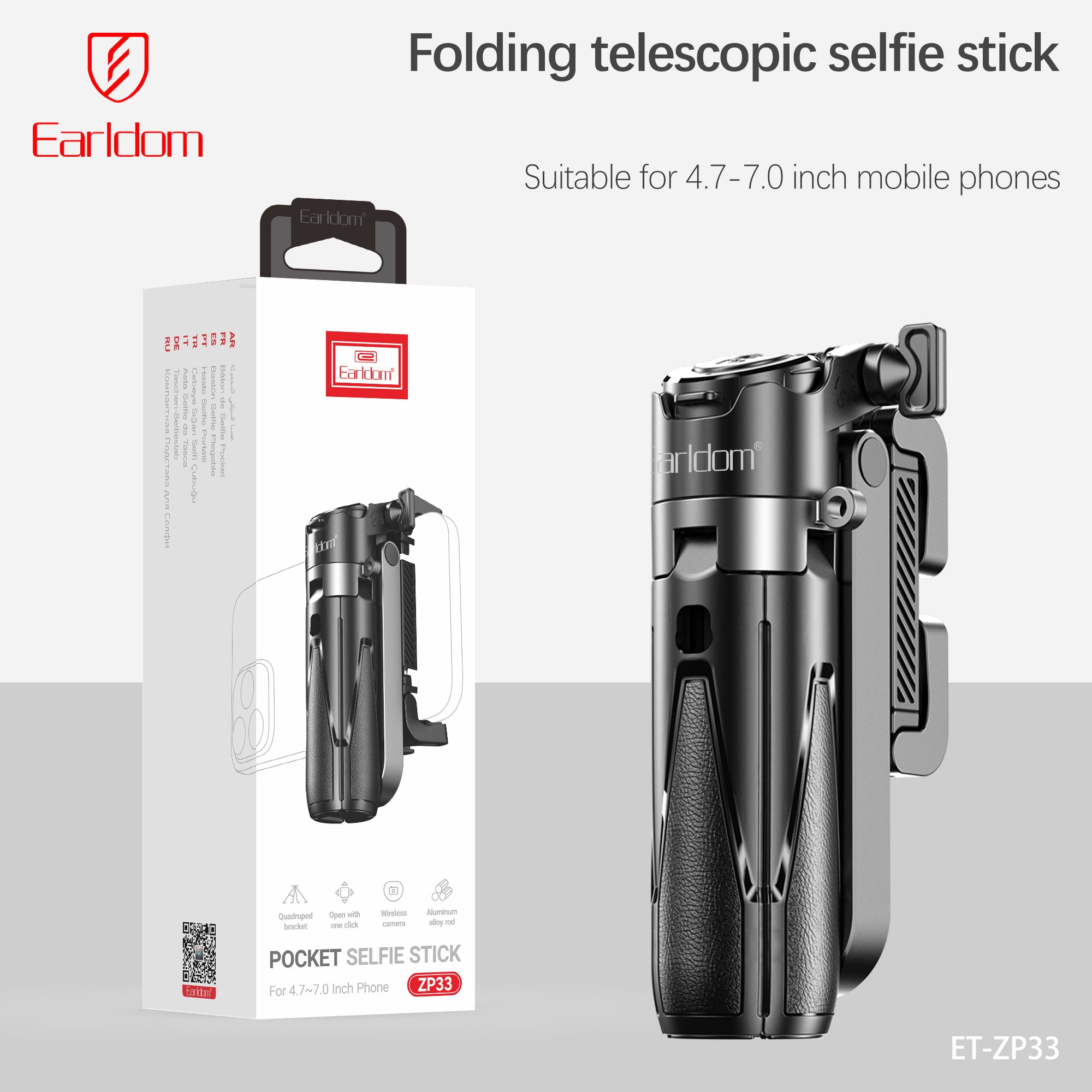 Mini selfie stick ET-ZP33 Mini selfie stick ET-ZP33